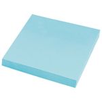 Блок самоклеящийся (стикеры) STAFF STANDARD, ПАСТЕЛЬНЫЙ 76х76 мм, голубой, 100 листов, 116574