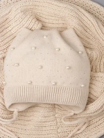 Шапка для девочки осенняя и снуд ушками