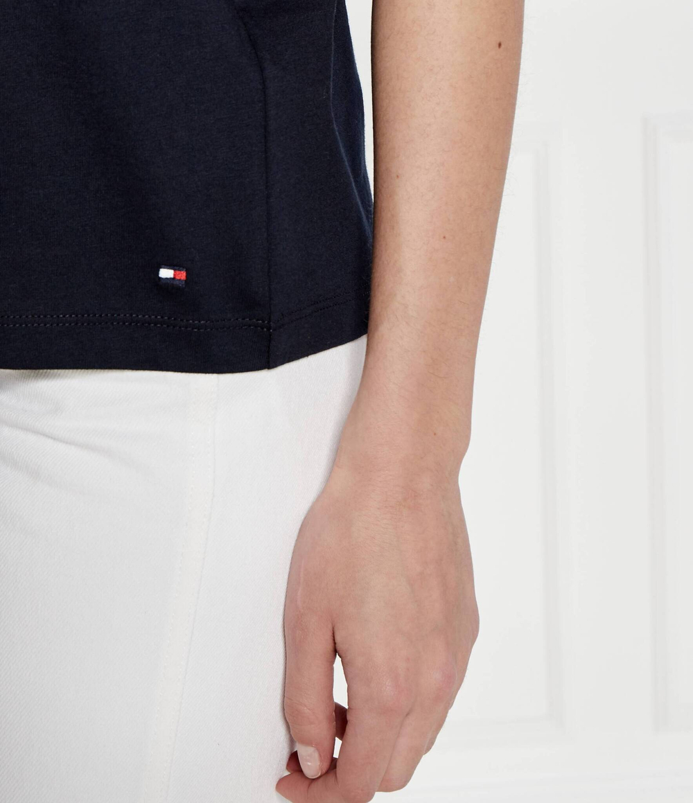 Футболка REG C-NK SIGNATURE Tommy Hilfiger - темно-синий(WW0WW41674)