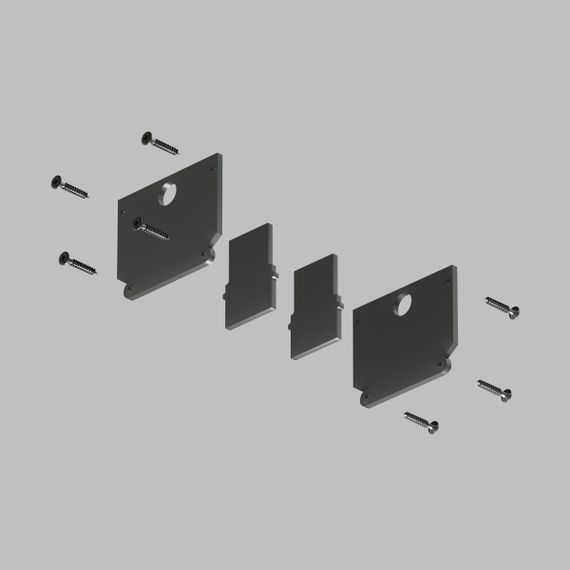 Заглушка Denkirs Smart One (2 шт.) TR2025-BK