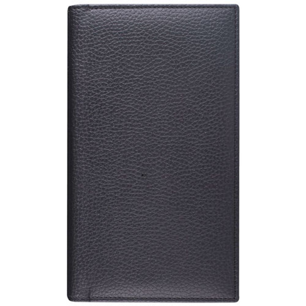 Визитница трехрядная BRAUBERG "Favorite", на 144 визитки, под фактурную кожу, черная, 231655