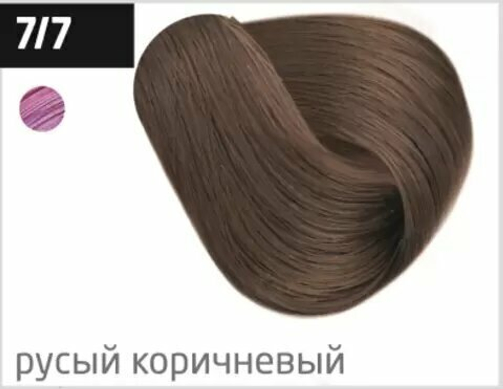 OLLIN PERFORMANCE 7/7 русый коричневый 60мл Перманентная крем-краска для волос