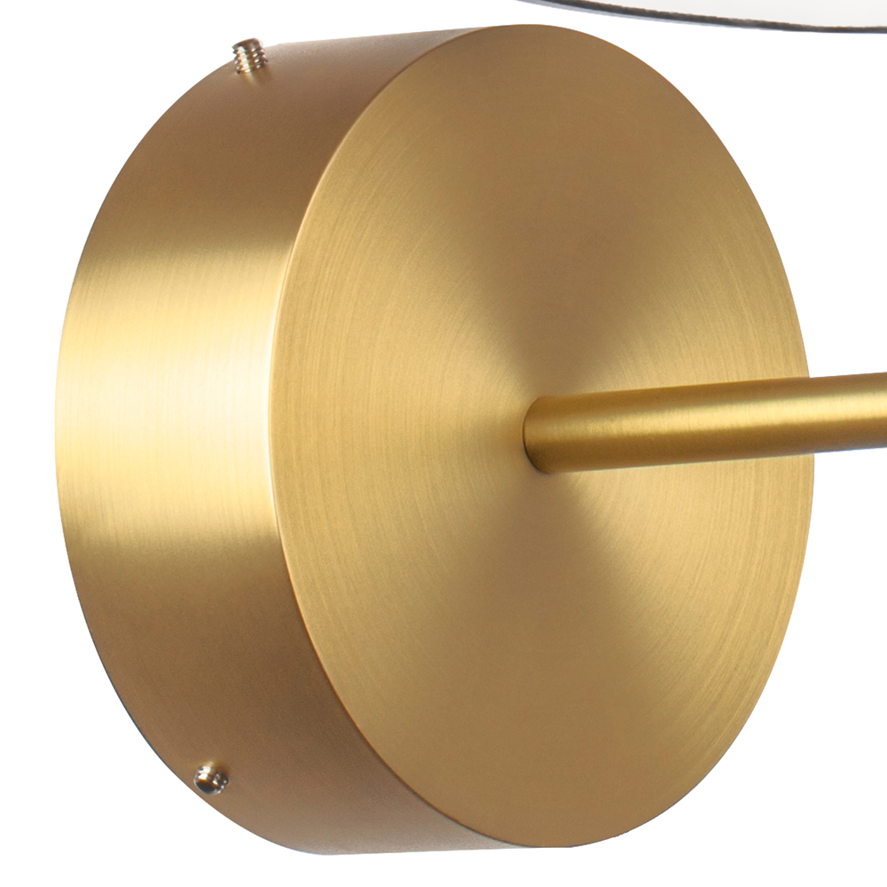 804618 Бра CUPOLA LED 9W 450LM ЗОЛОТО/ДЫМЧАТЫЙ 3000K