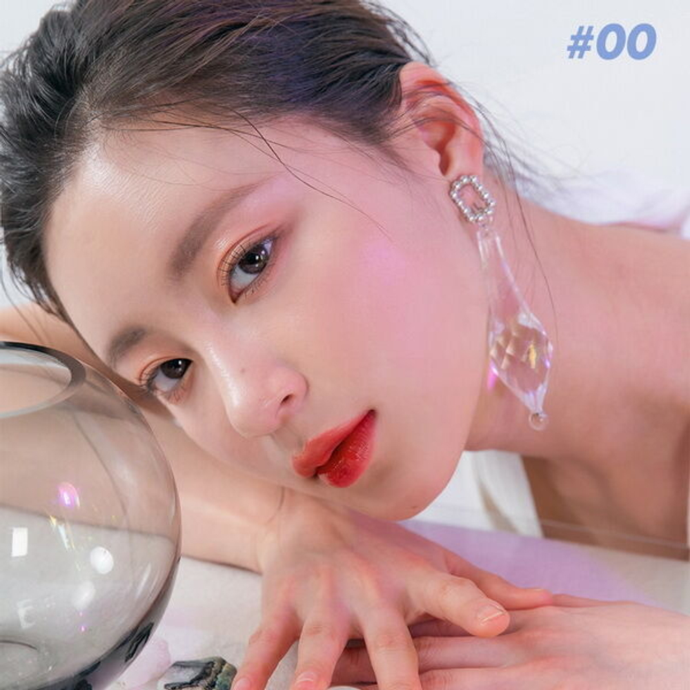 Блеск для губ с сияющими частицами Rom&Nd Glasting Water Gloss #00 Meteor Track, 4.3гр