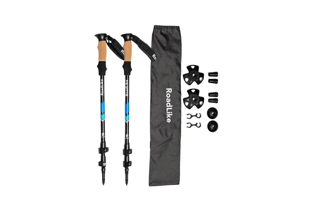 Палки для скандинавской ходьбы RoadLike Голубой
