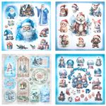 Бумага для скрапбукинга 30х30 см "Новогодний дизайн", двусторонняя, 12 листов, 180 г/м2, ОСТРОВ СОКРОВИЩ, 665438