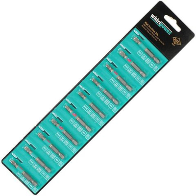 Набор бит Whirlpower, Pz3, 50 мм, 10 шт, RSC, ин уп