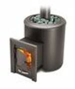 Дровяная банная печь TMF Саяны II Мини Carbon ДА ЗК