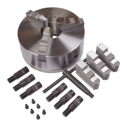 Токарный патрон К11-250/D8, посадка CAMLOCK конус 8, трехкулачковый, самоцентрирующийся