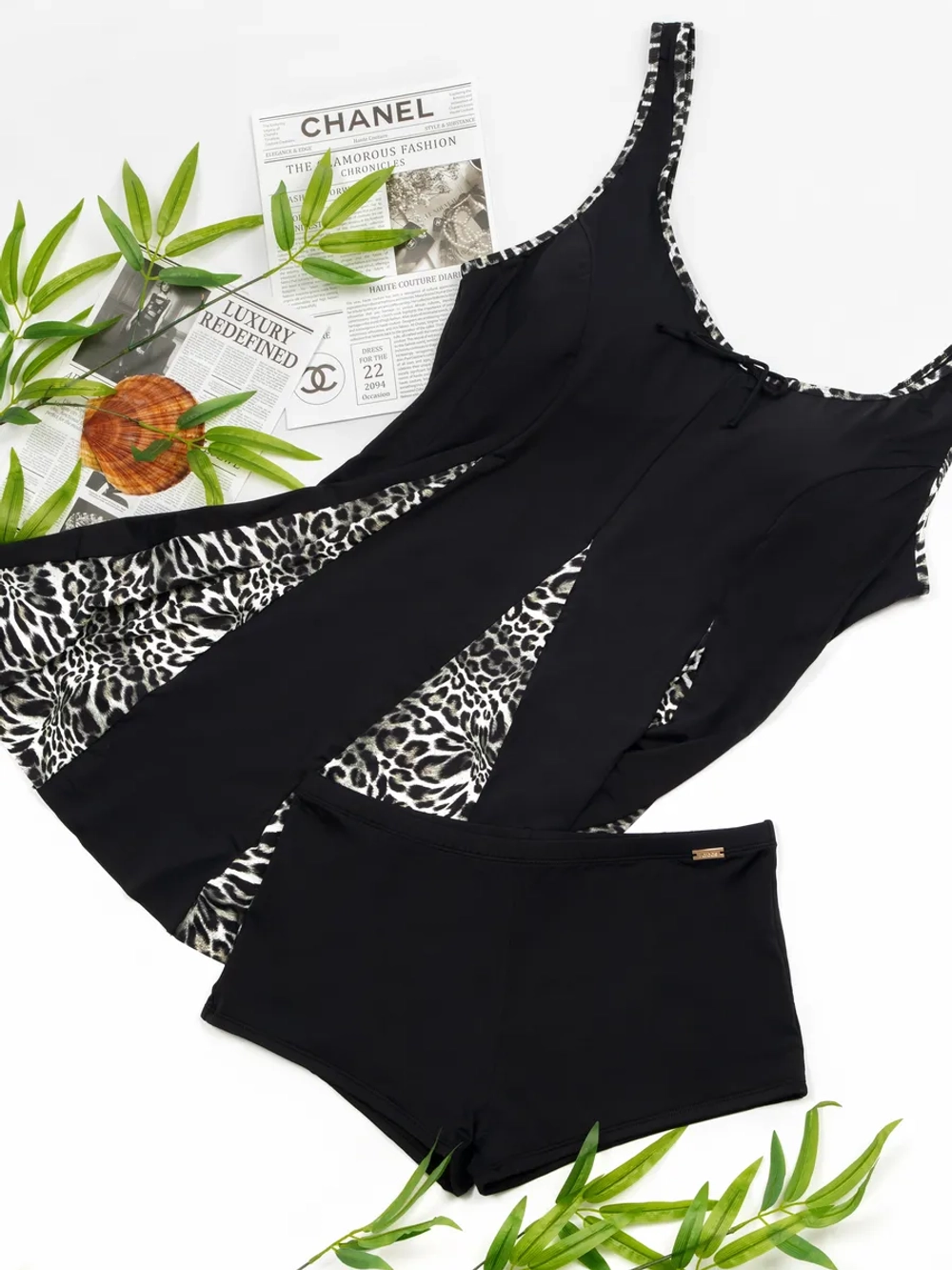 купальник слитный танкини больших размеров