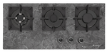 Поверхность варочная  Гефест СН 2150-01 К93 (черный мрамор, газ/к, 75*50)