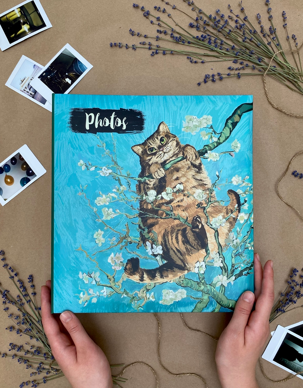 Фотоальбом на 50 магнитных листов 23х28 см, кольца VVG style ВВГ 3