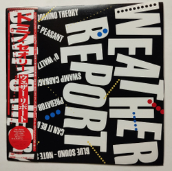 Винтажная виниловая пластинка LP Weather Report Domino Theory (Japan 1984) (Obi)