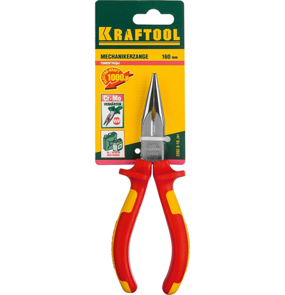 KRAFTOOL Electro-Kraft, 160 мм, тонкогубцы (2202-3-16)