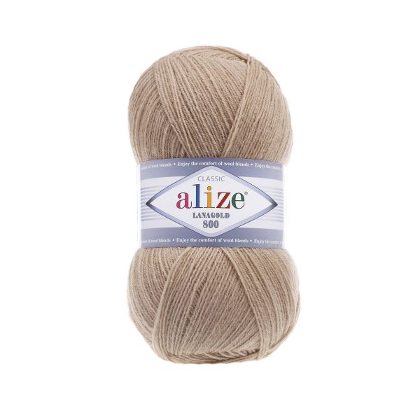 Пряжа Alize (Ализе) Lana Gold 800 / уп.5 мот. по 100 г, 800м, 585 камень A