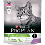 Purina Pro Plan Sterilised Сухой корм для стерилизованных кошек с индейкой, 200 г