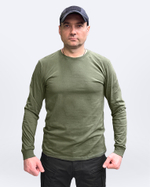 Футболка лонгслив с длинным рукавом олива