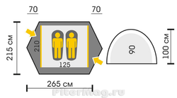 Палатка Talberg Camo Pro 2