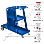ЗУБР универсальная тележка для сварочных аппаратов, Профессионал (38915)