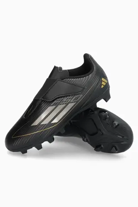 Бутсы adidas F50 Club Hook-and-Loop FxG Junior - черный