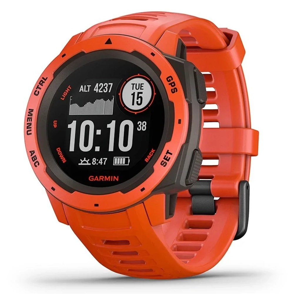 Смарт-часы Garmin Instinct Flame Red, 010-02064-02