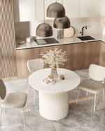 Стол обеденный Ballet 100*75 молочный