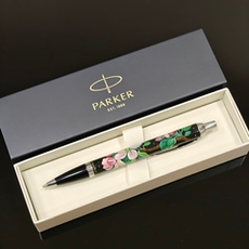 Ручка "Яблоневый цвет" с ручной росписью Палех