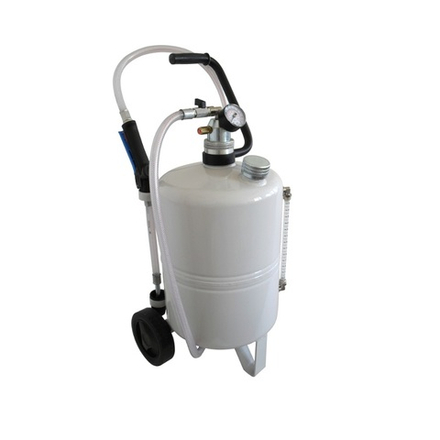 Маслораздатчик пневматический с баком 24 л, шланг длиной 2 м, манометр, GARTEC (Италия)