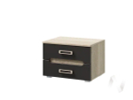 Тумбы Спальня Ким (сонома/графит софт NEW)