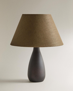 Zara Home Настольная лампа, цвет коричневый, 35.5 см