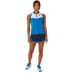 Женская теннисная майка ASICS Match Tank Top Women - Blue, Dark Blue