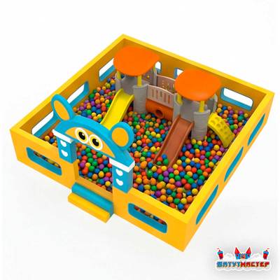 Просторный сухой бассейн «Весёлый Мышонок», 6×5×2,5 м