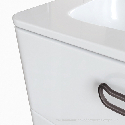 Тумба подвесная IDDIS Brick, белая, 60 см, BRI60W0i95