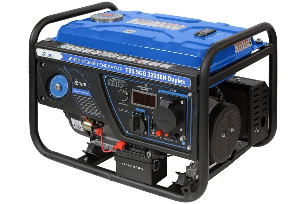 Генератор (3,2 кВт)TSS SGG 3200EN Duplex бензиновый