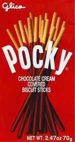 Pocky бисквитные палочки с шоколадом