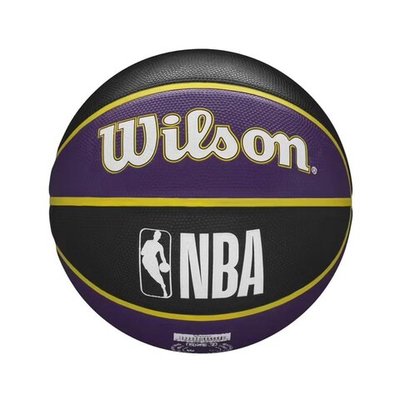 Баскетбольные мячи Wilson NBA Team Los Angeles Lakers Black and Purple Ball