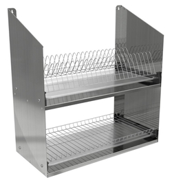 Полка консольная (для сушки тарелок и стаканов) ПКТн-700, 670х280х550 мм