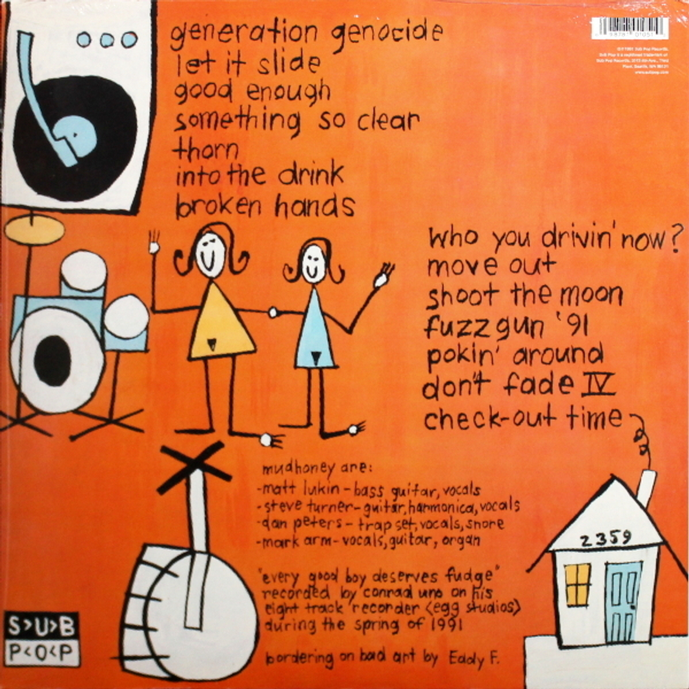Mudhoney / Every Good Boy Deserves Fudge (LP)