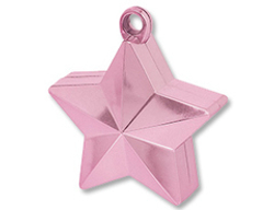 Грузик для шара Звезда Розовая 170гр.