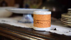 Малая фарфоровая пиала или миска для завтрака с берестой. Коллекция Чеховская или Мелиховская