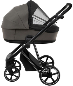 Детская коляска Roan Sol Luxury 3 в 1 с автокреслом Tutis Elo Lux Black RSL/4051 Taupe/Nikiel