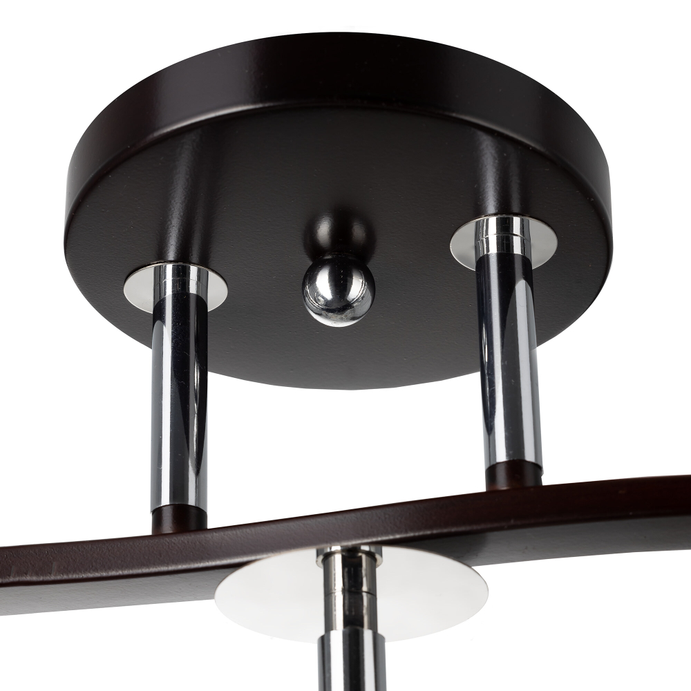 Citilux Фортуна CL156132 Люстра с поворотными плафонами Венге Хром