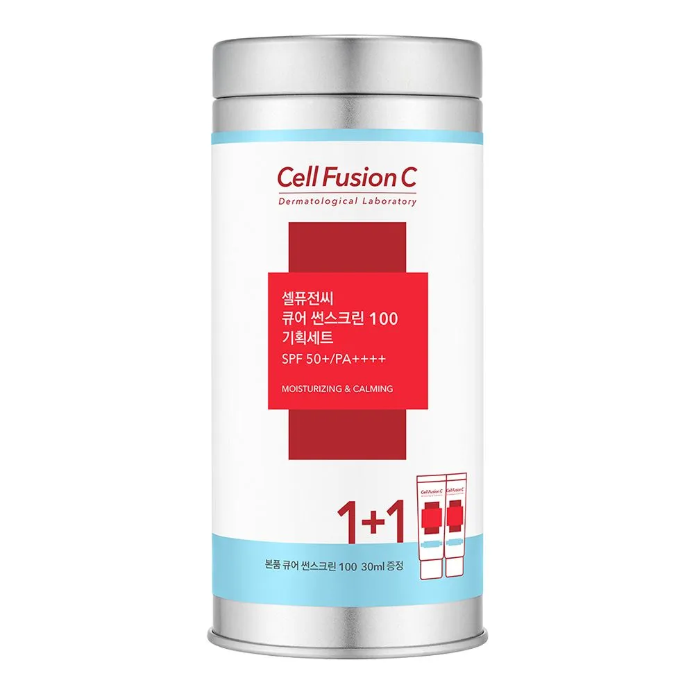 Cell Fusion C Успокаивающий и увлажняющий крем с фотозащитой Aquatica Sunscreen 100 SPF 50+/ 2 х 35 мл