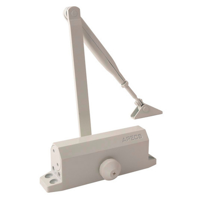 Доводчик Апекс c ФИКСАЦИЕЙ DC-20.4/1200/085/ F -A2-W белый до 85кг фиксация 90гр