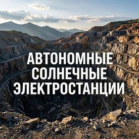 Автономные солнечные электростанции для карьеров и удалённых промышленных объектов