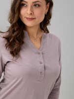 Блузка БЛ-22/темнобежевый-рогожка