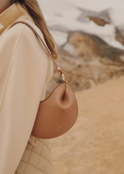 POLENE СУМКА TONCA, ЦВЕТ ВЕРБЛЮЖЬЕЙ ШЕРСТИ