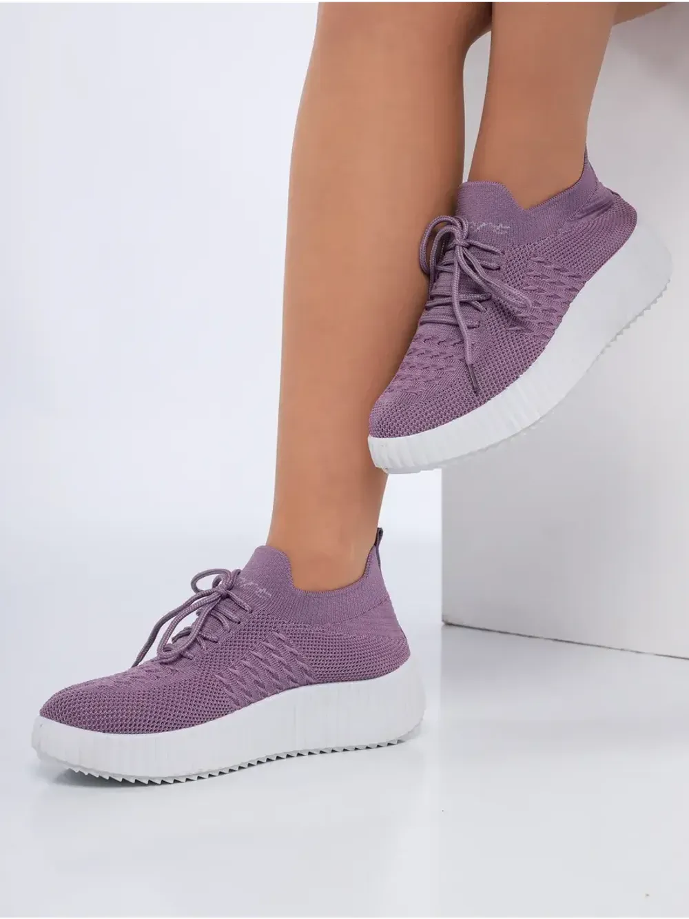 Слипоны на высокой подошве мокасины летние текстильные