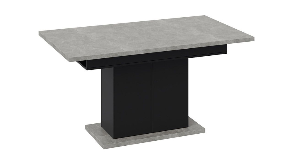 Стол кухонный обеденный раздвижной Белый, Дюна_32, 85х150,4х77 см