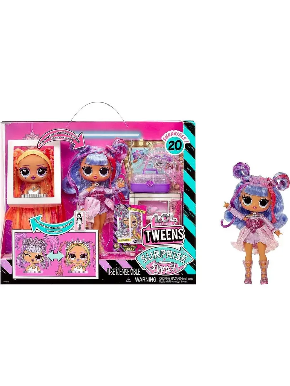 Кукла подросток Лол Твинс Lol Tweens Swap Bailey оригинал